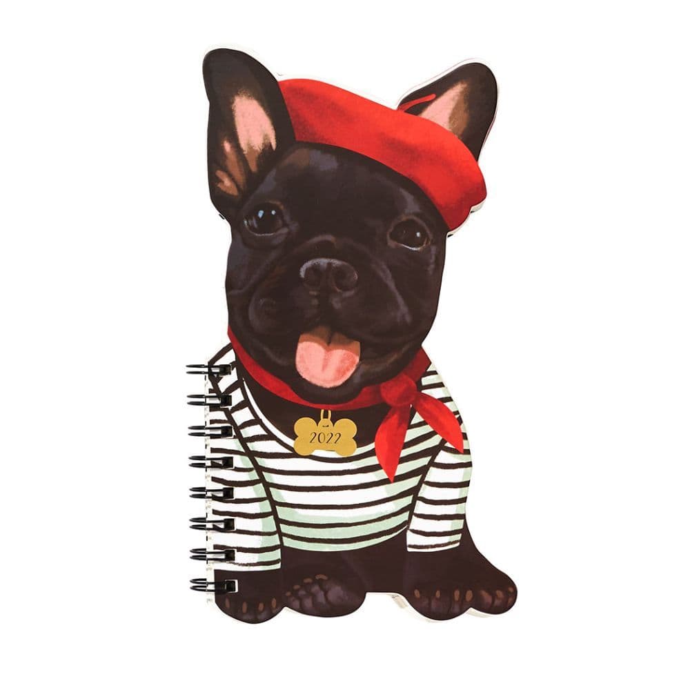 Frenchie Medium 2022 Weekly Die Cut Planner