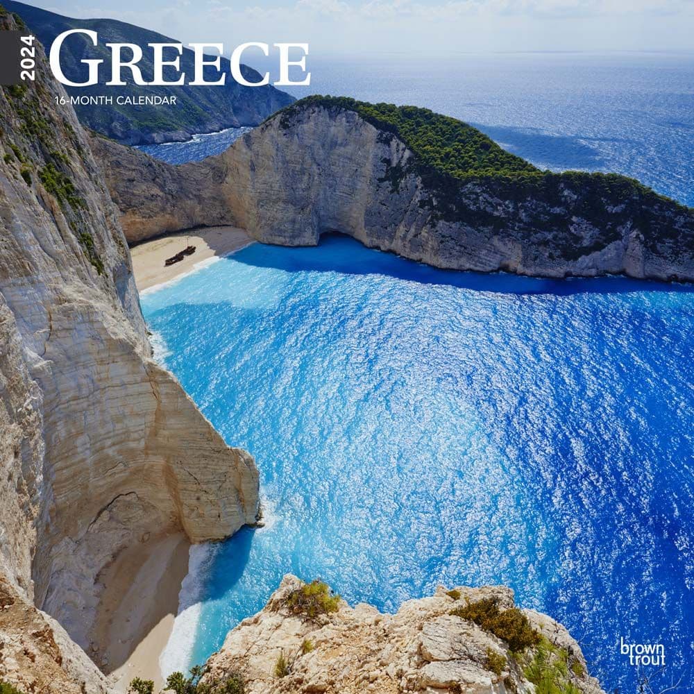 Greece 2024 Wall Calendar