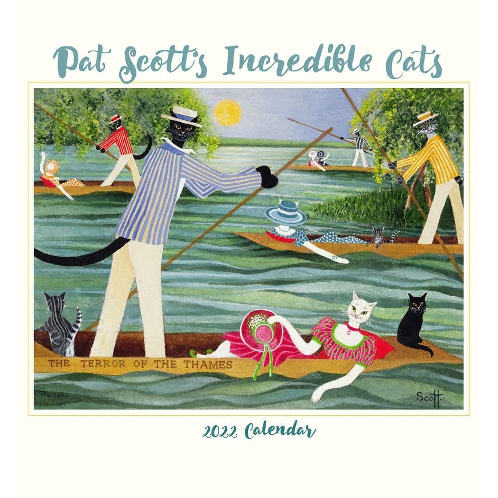 Scotts Incredible Cats 2022 Wall Calendar