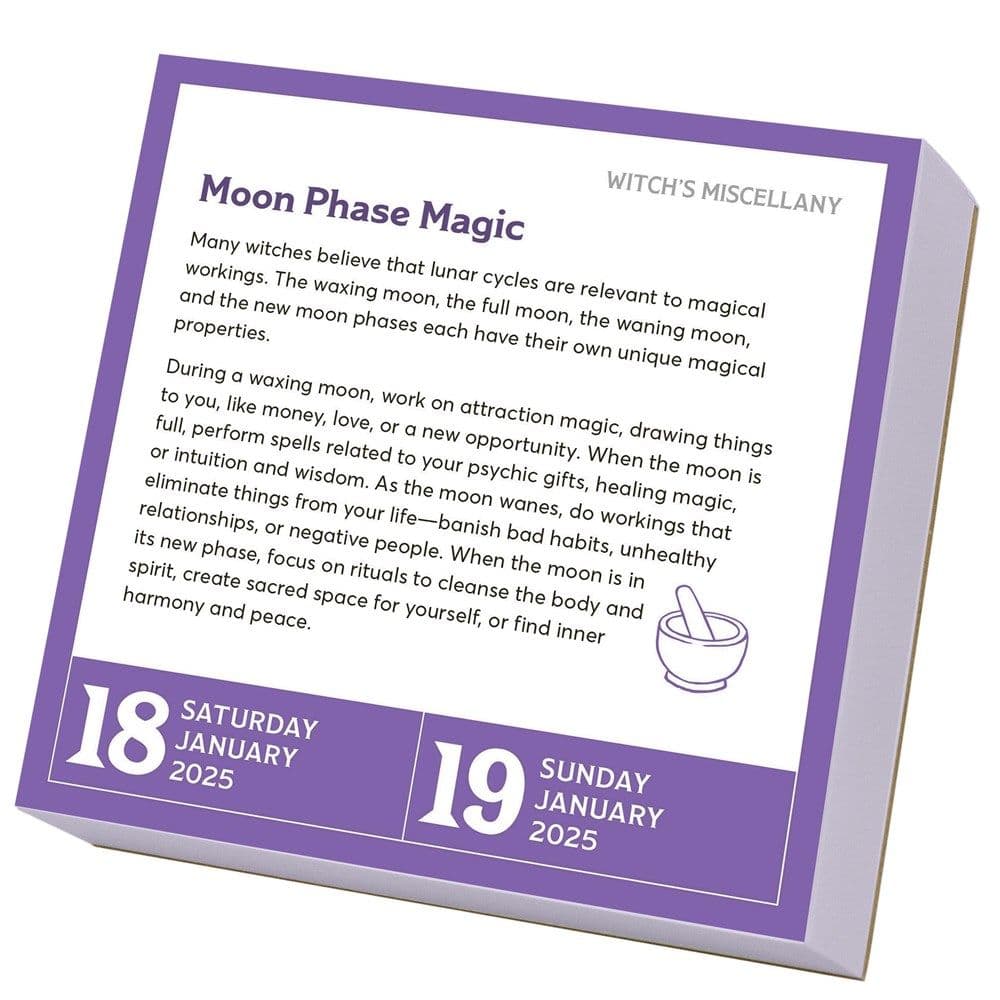 Year of Modern Witchcraft 2025 Desk Calendar First Alternate Image width=&quot;1000&quot; height=&quot;1000&quot;