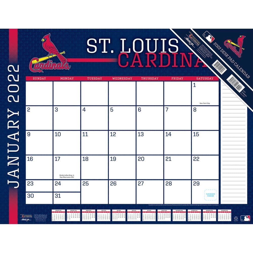 2022 St. Louis Cardinals Calendars