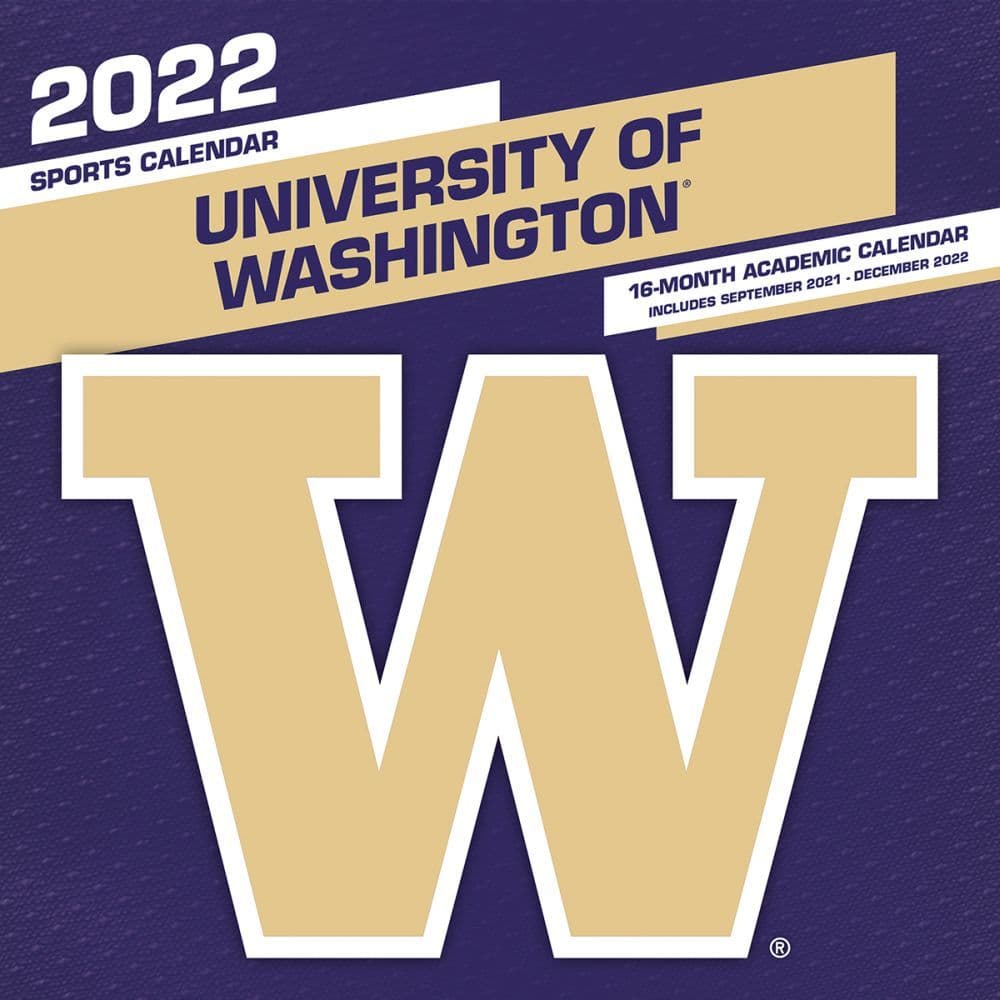 COL Washington Huskies 2022 Mini Wall Calendar