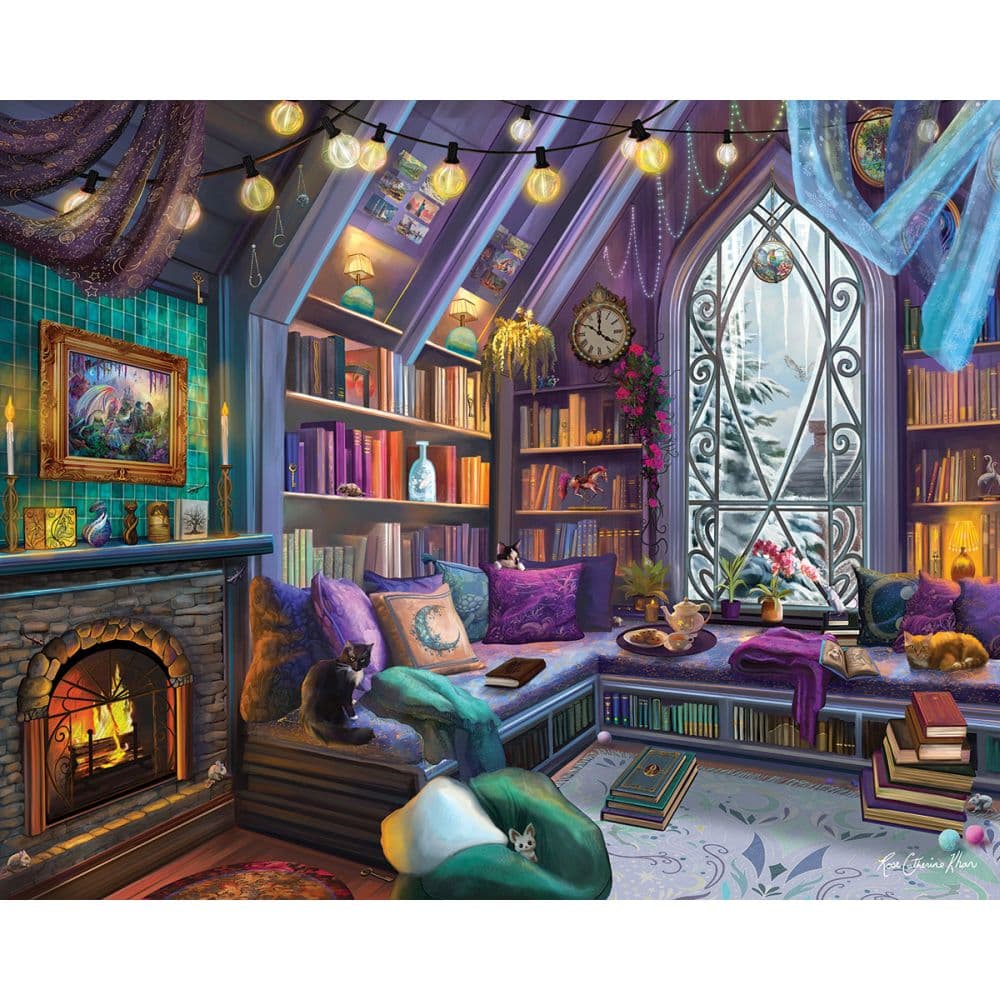 image Book Nook 1000 Piece Puzzle Main Image