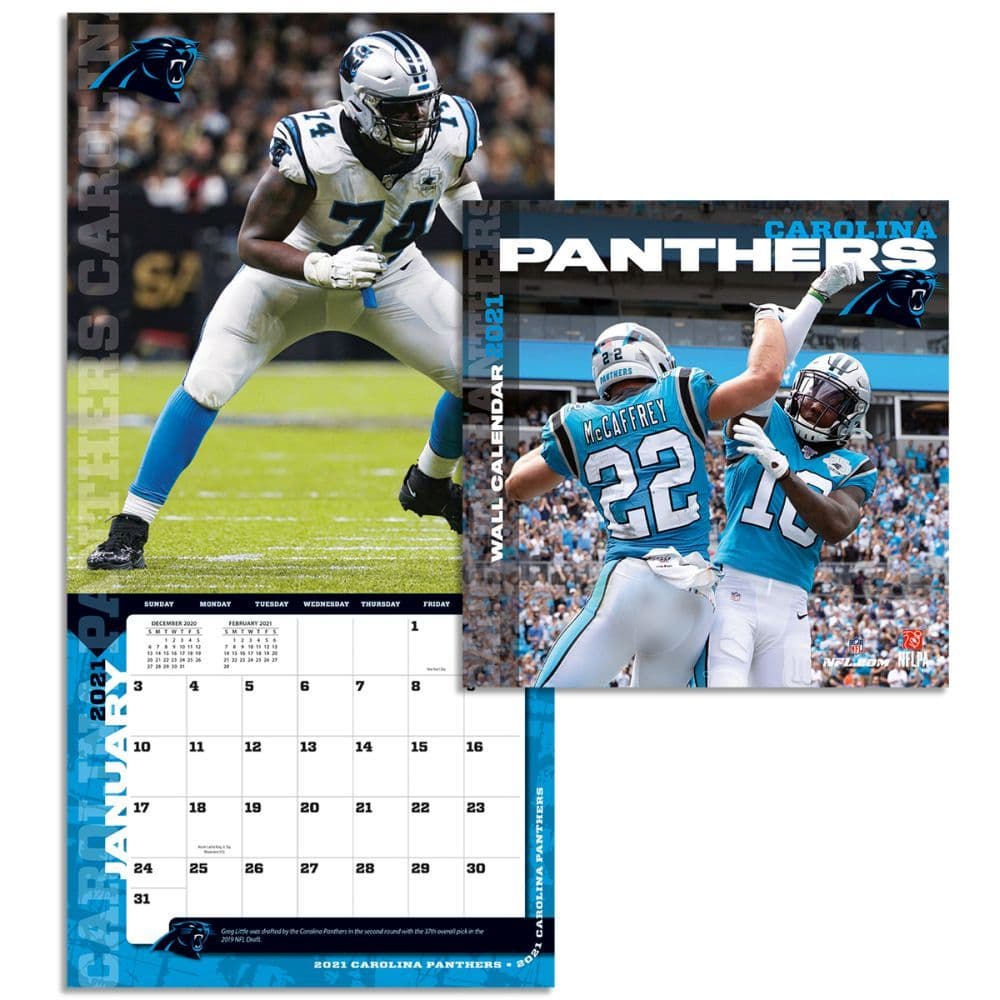 Carolina Panthers Mini Wall Calendar