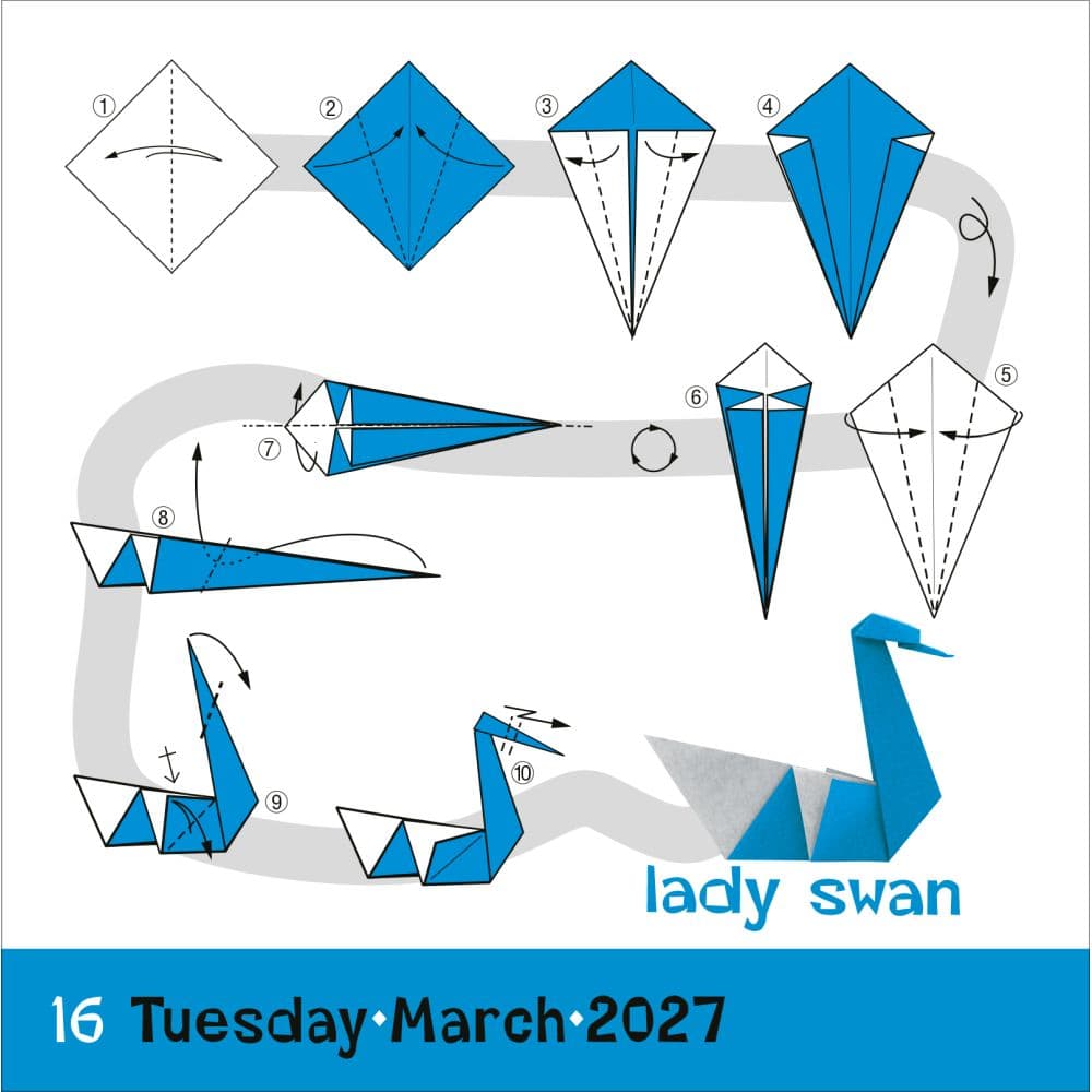 Origami 2027 Page-A-Day Desk Calendar Third Alternate Image