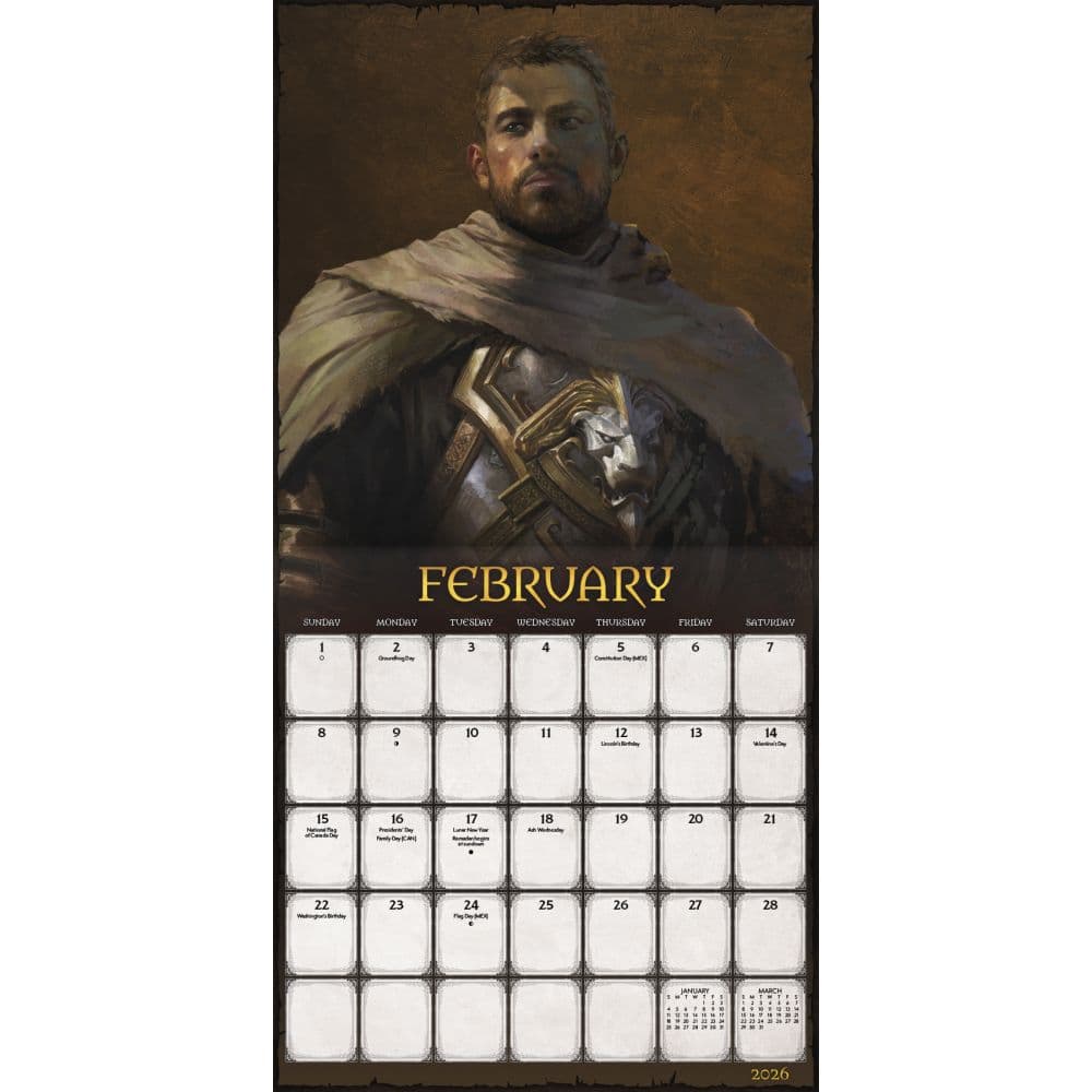 World of Warcraft 2026 Wall Calendar Third Alternate Image