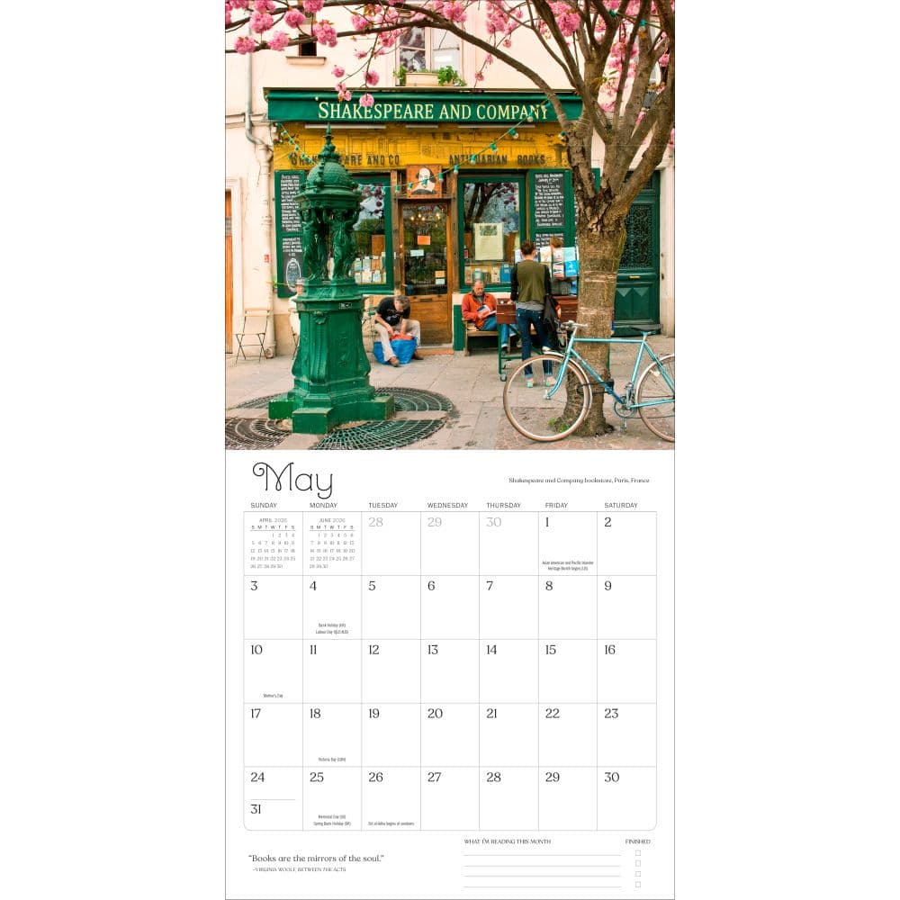 Book Lovers 2026 Wall Calendar Second Alternate Image