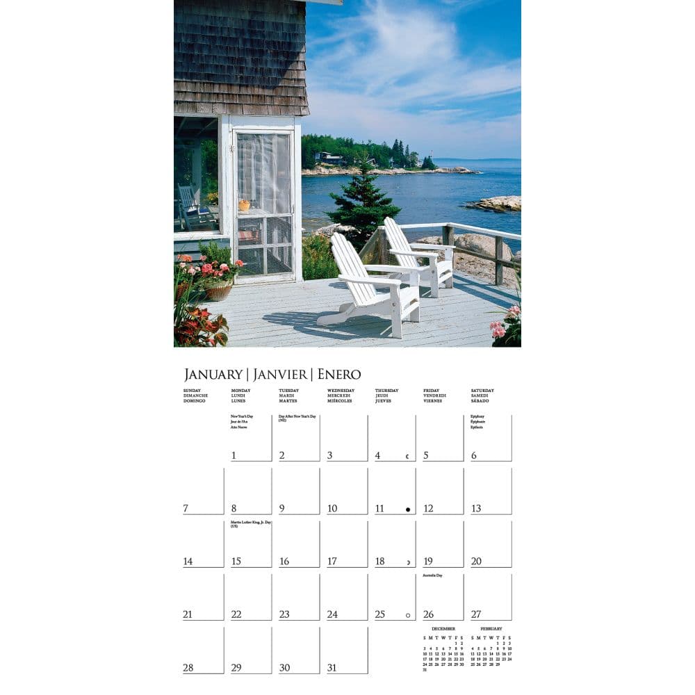 On The Porch 2024 Wall Calendar - Calendars.com