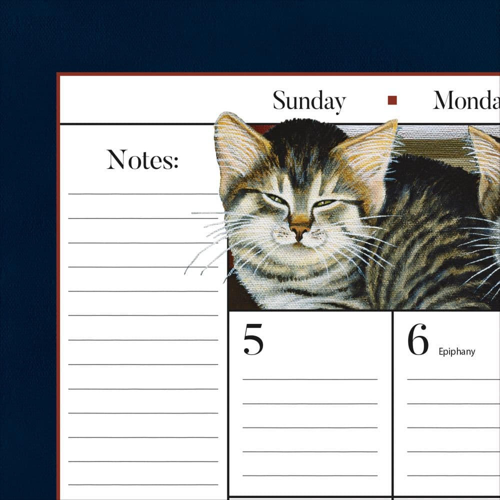American Cat by Lowell Herrero 2025 Desk Pad Second Alternate Image width=&quot;1000&quot; height=&quot;1000&quot;