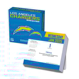Los Angeles Chargers 2025 Desk Calendar