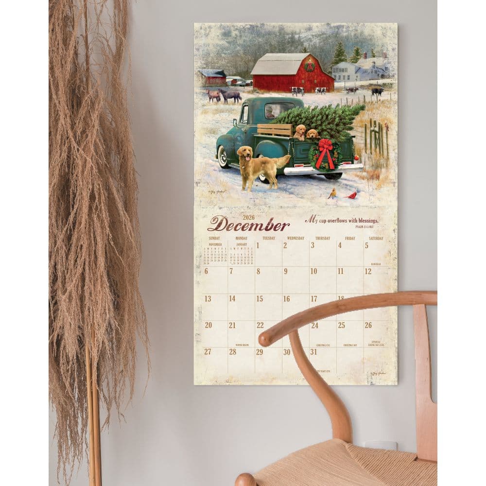 Heartland Blessings by Greg Giordano 2026 Wall Calendar Fourth Alternate Image