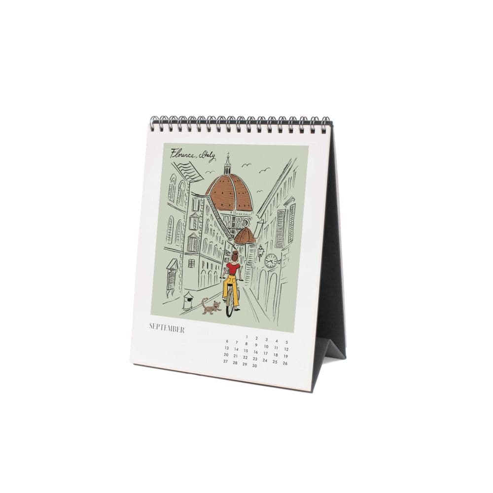 Travel Sketchbook 2026 Easel Desk Calendar Ninth Alternate Image