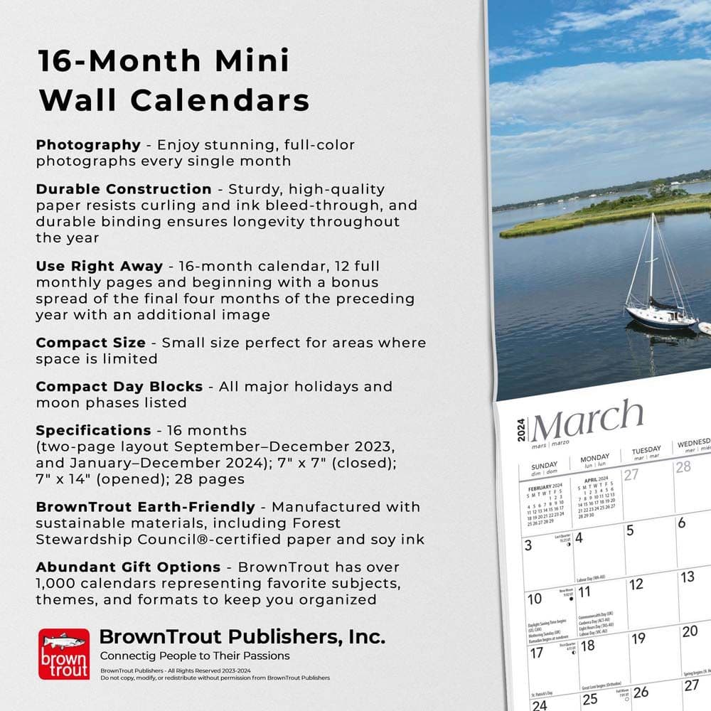 Jersey Shore 2024 Mini Wall Calendar