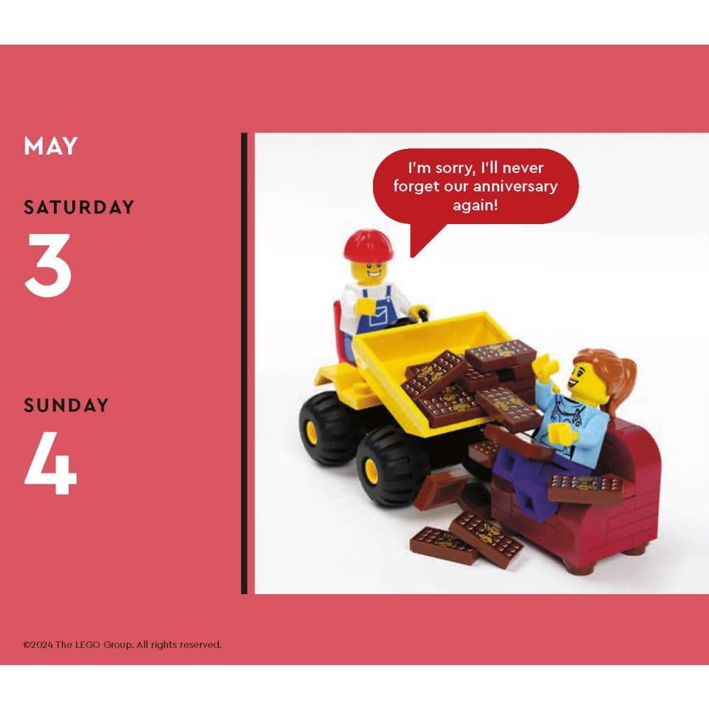 LEGO Laugh a Day 2025 Desk Calendar