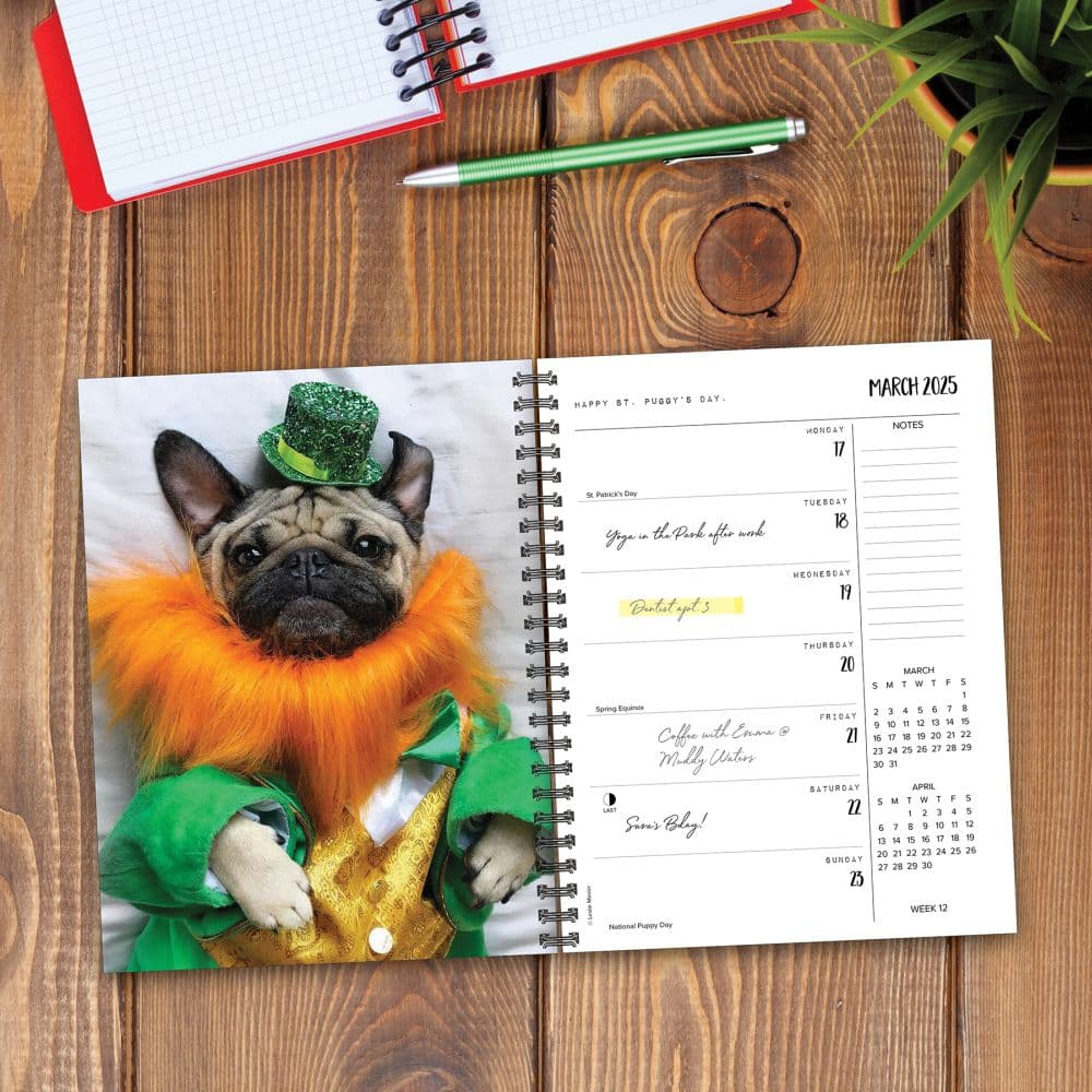 Doug the Pug 2025 Engagement Planner Alt2