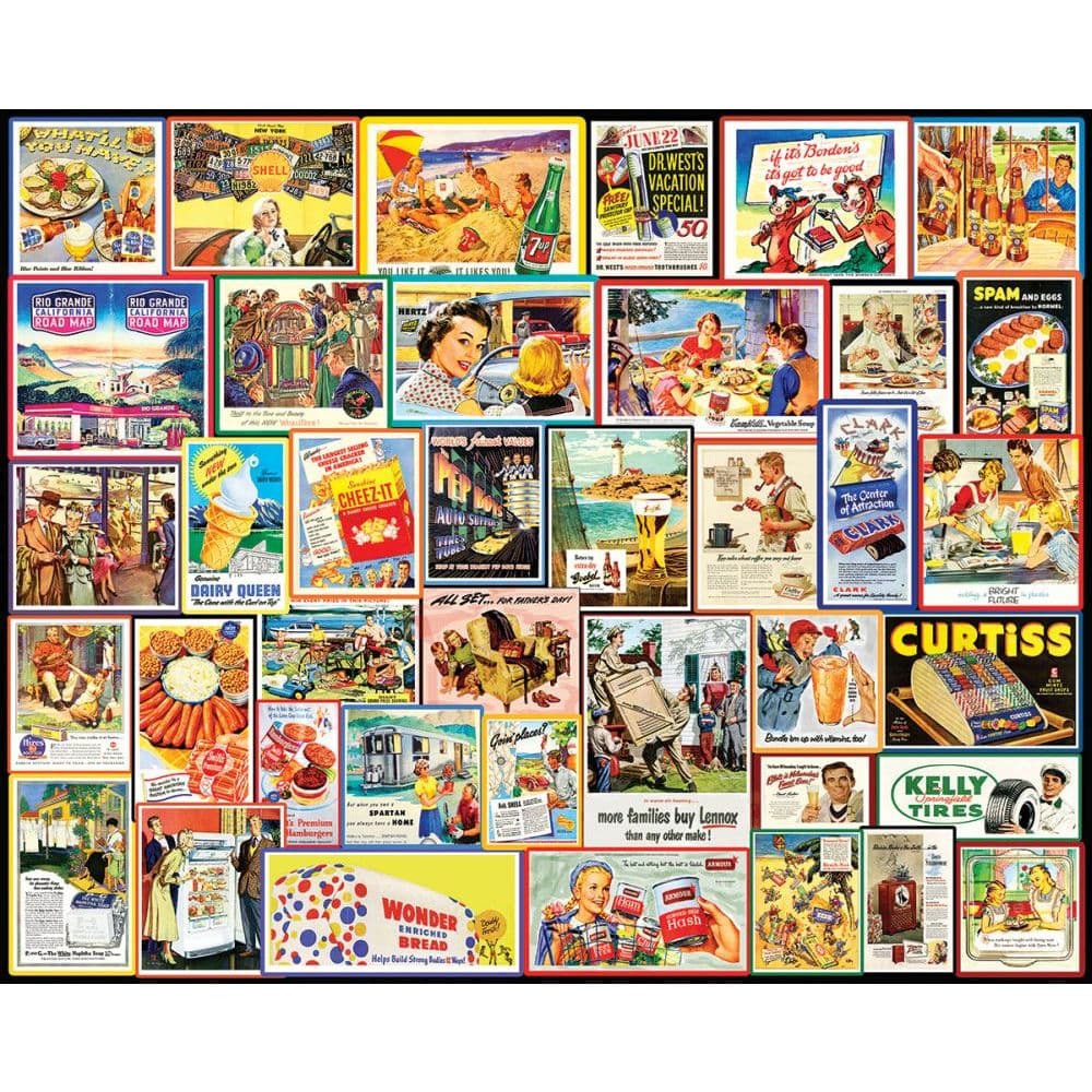 Great Old Ads 1000 Piece Puzzle Main Image