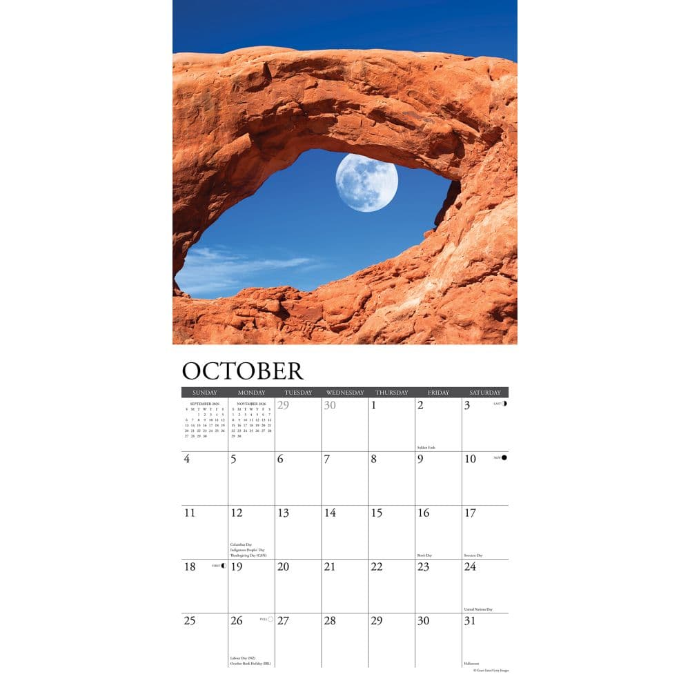 Moons 2026 Wall Calendar Second Alternate Image