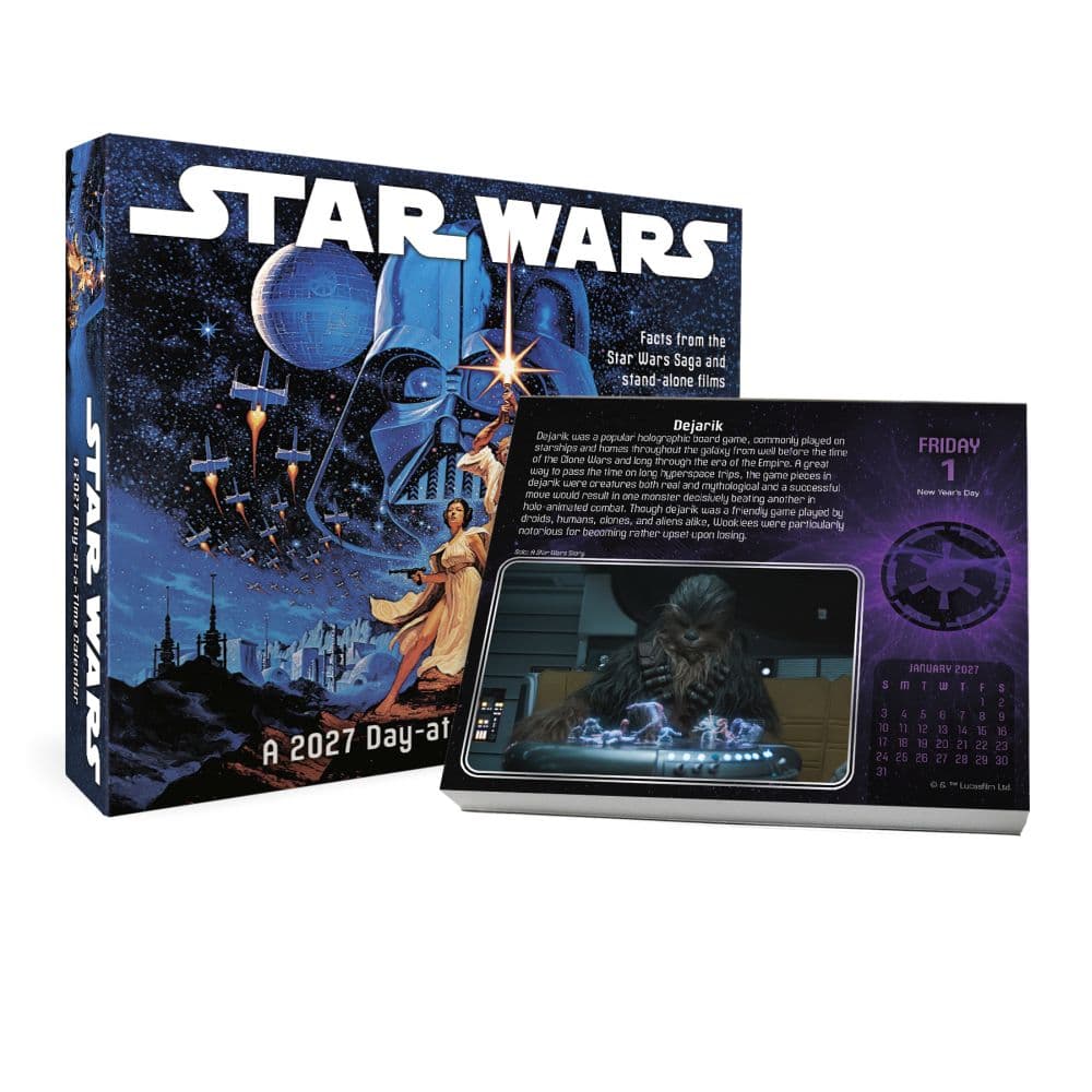 Star Wars 2027 Desk Calendar Main Product Image