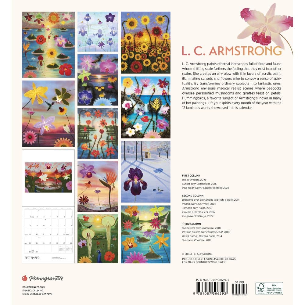 Armstrong 2024 Wall Calendar