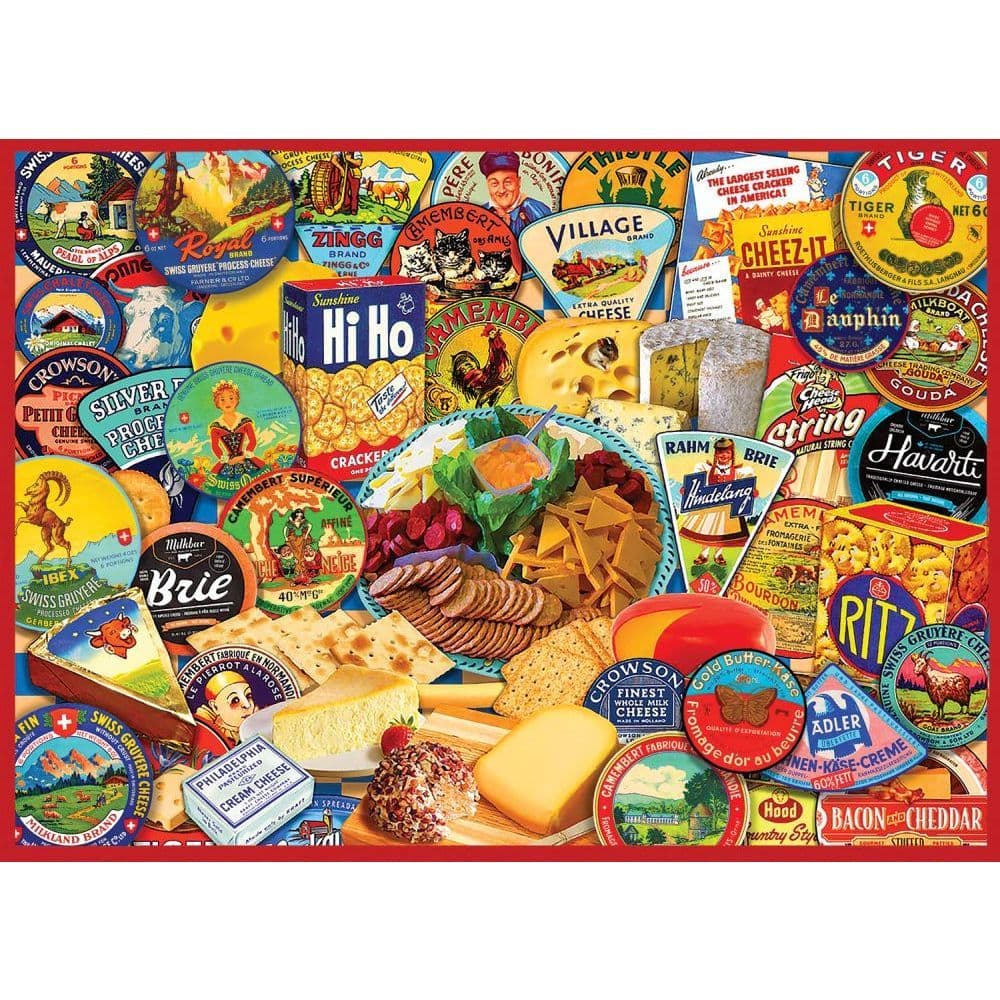 Cheese and Crackers 1000 Piece Puzzle First Alternate Image