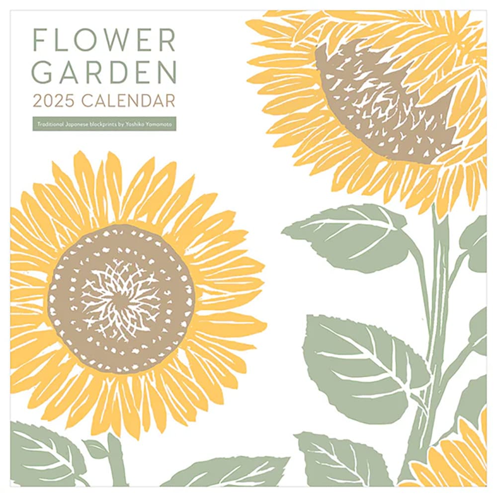 Flower Garden 2025 Wall Calendar