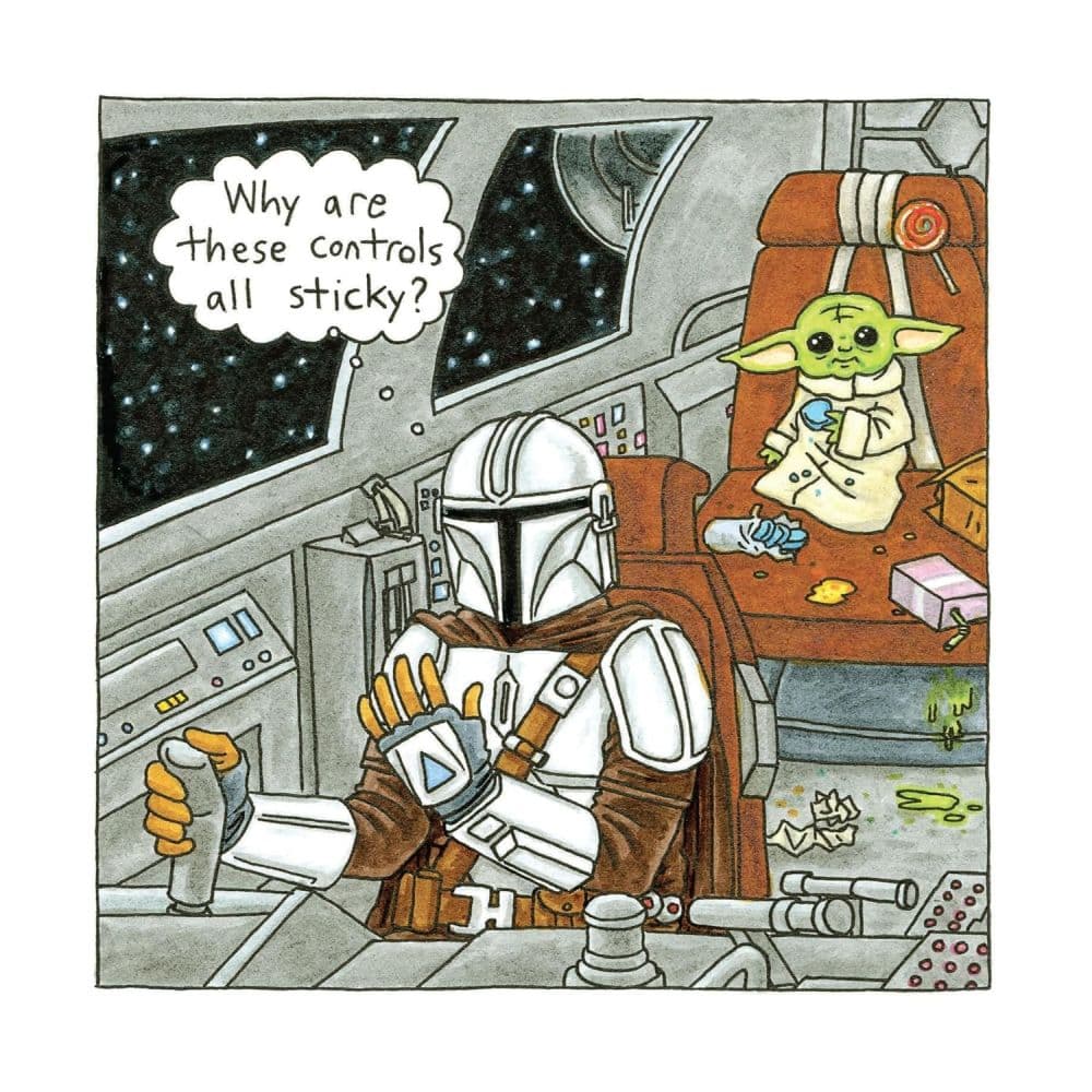 Mandalorian &amp; Child 2027 Wall Calendar Seventh Alternate Image