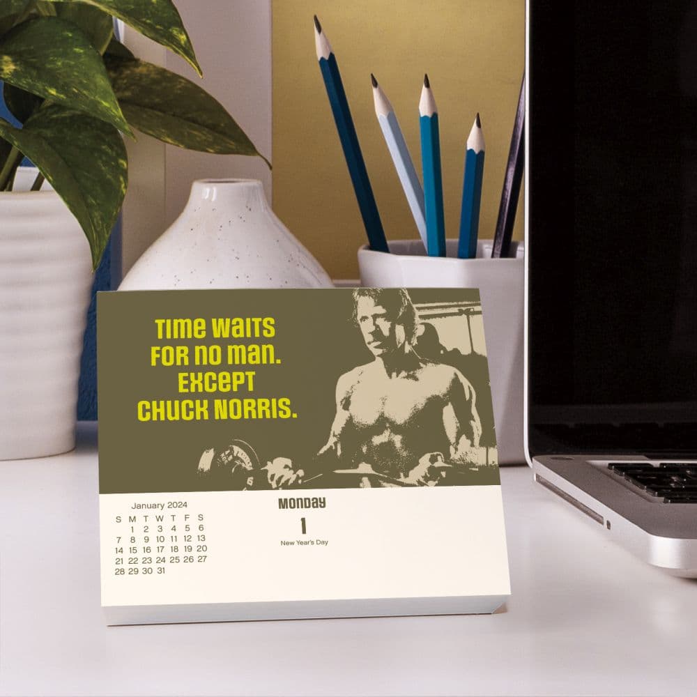 Chuck Norris 2024 Desk Calendar - Calendars.com
