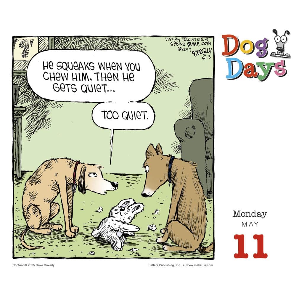 Dog Days by Dave Coverly 2026 Desk Calendar Third Alternate Image