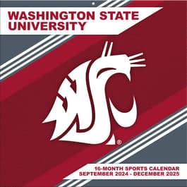 Washington State University Cougars 2025 Wall Calendar