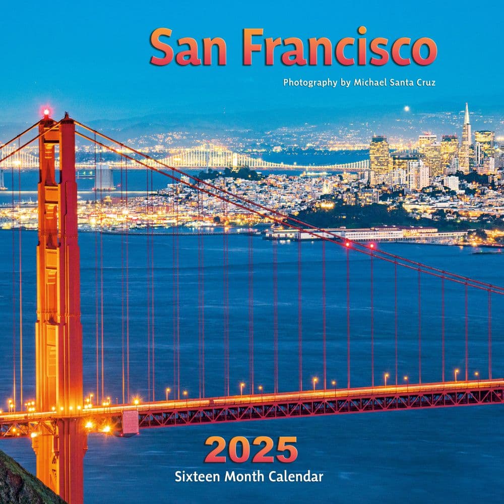 San Francisco 2025 Wall Calendar