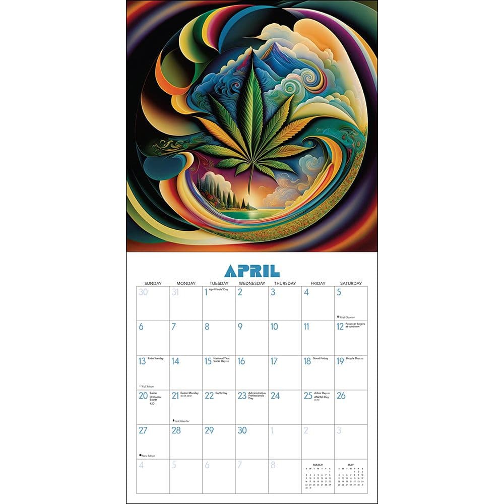 Weedscapes 2025 Wall Calendar Third Alternate Image width="1000" height="1000"