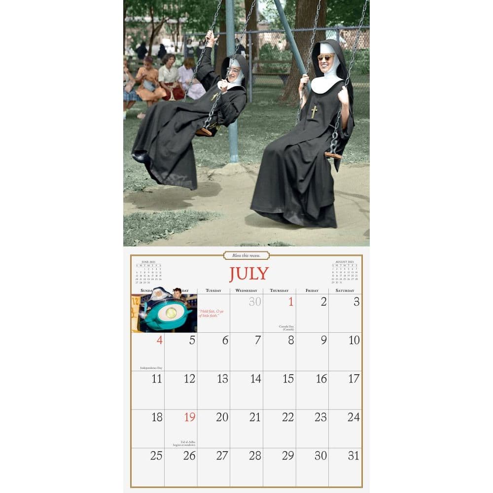 Nuns Having Fun Wall Calendar