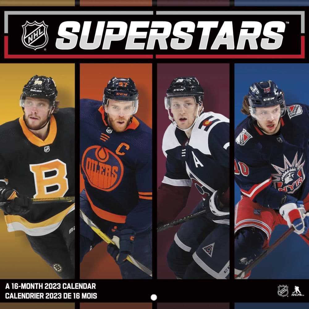 NHL Superstars 2023 Wall Calendar - Calendars.com