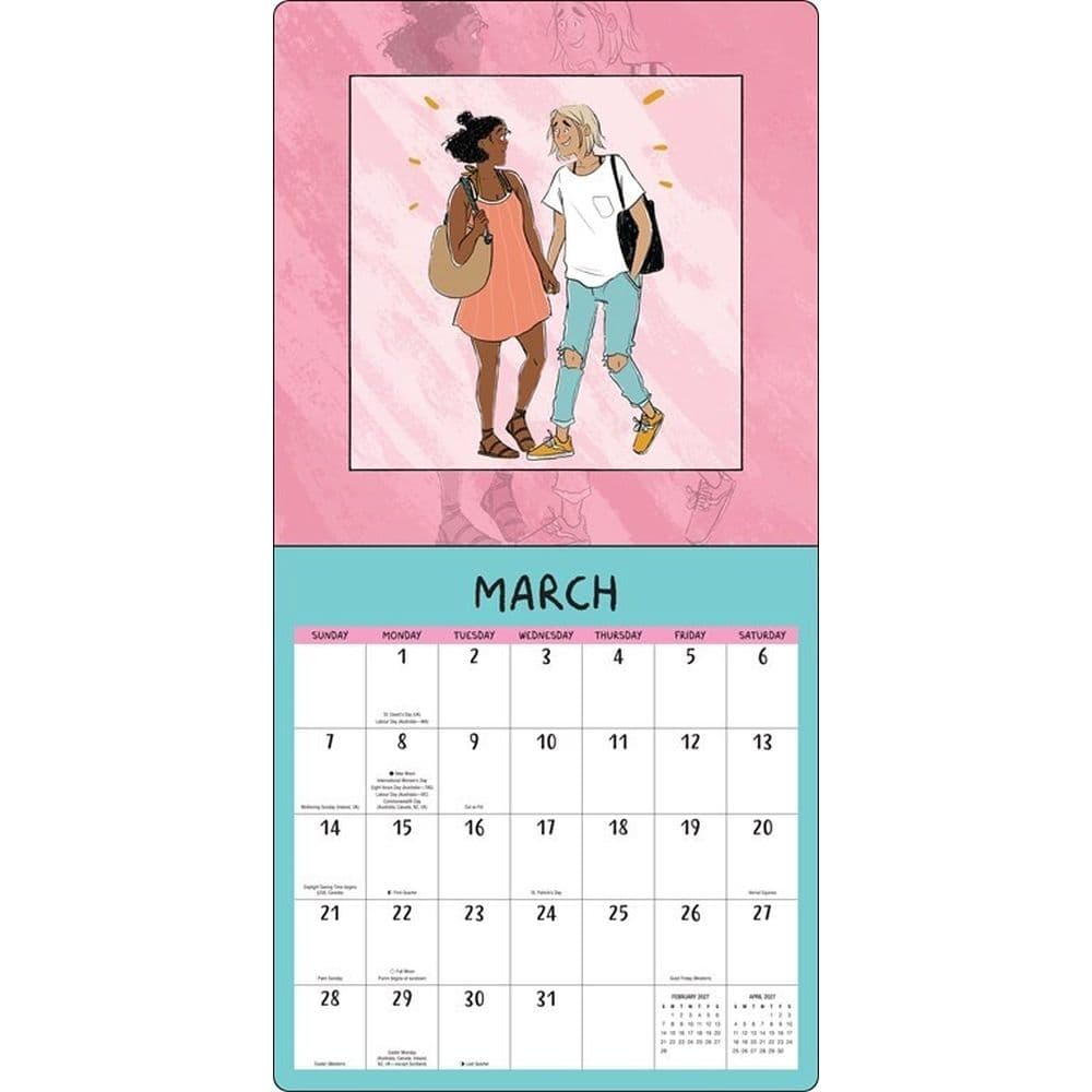 Heartstopper 2027 Wall Calendar Third Alternate Image