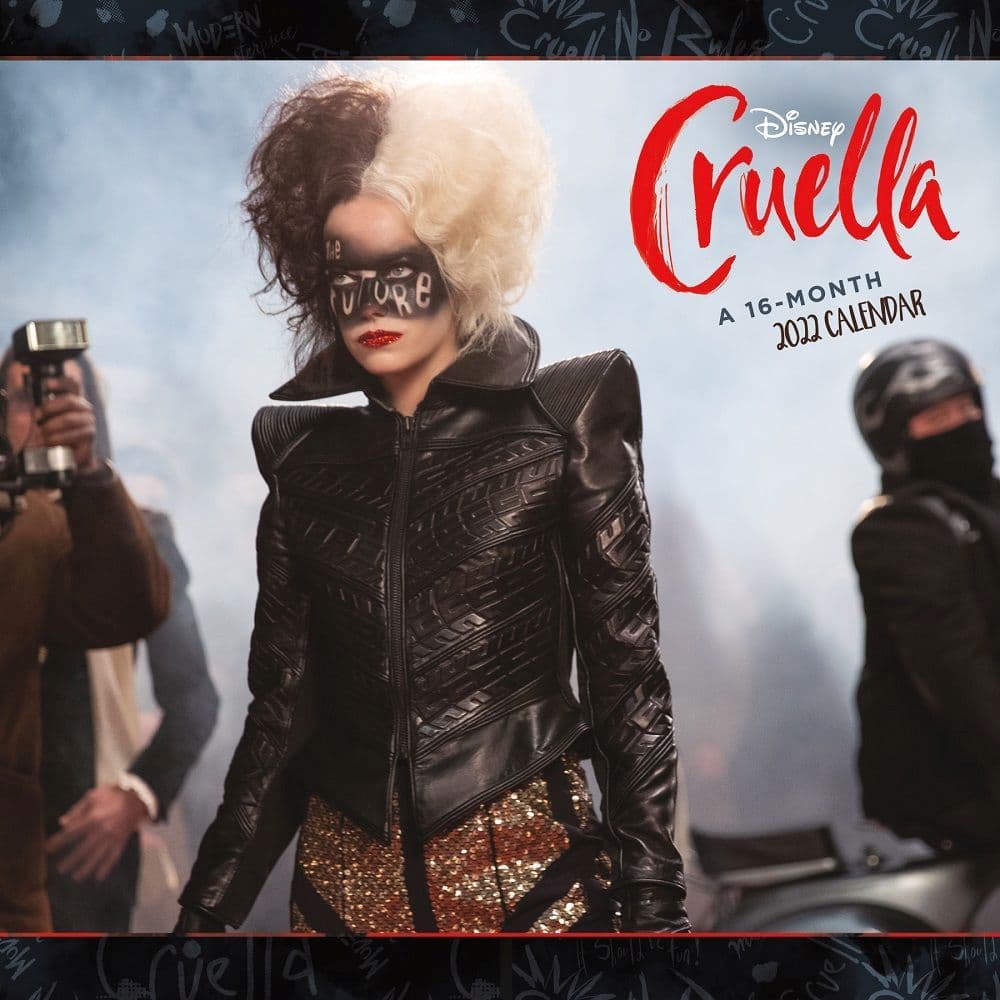 Cruella Live Action 2022 Wall calendar