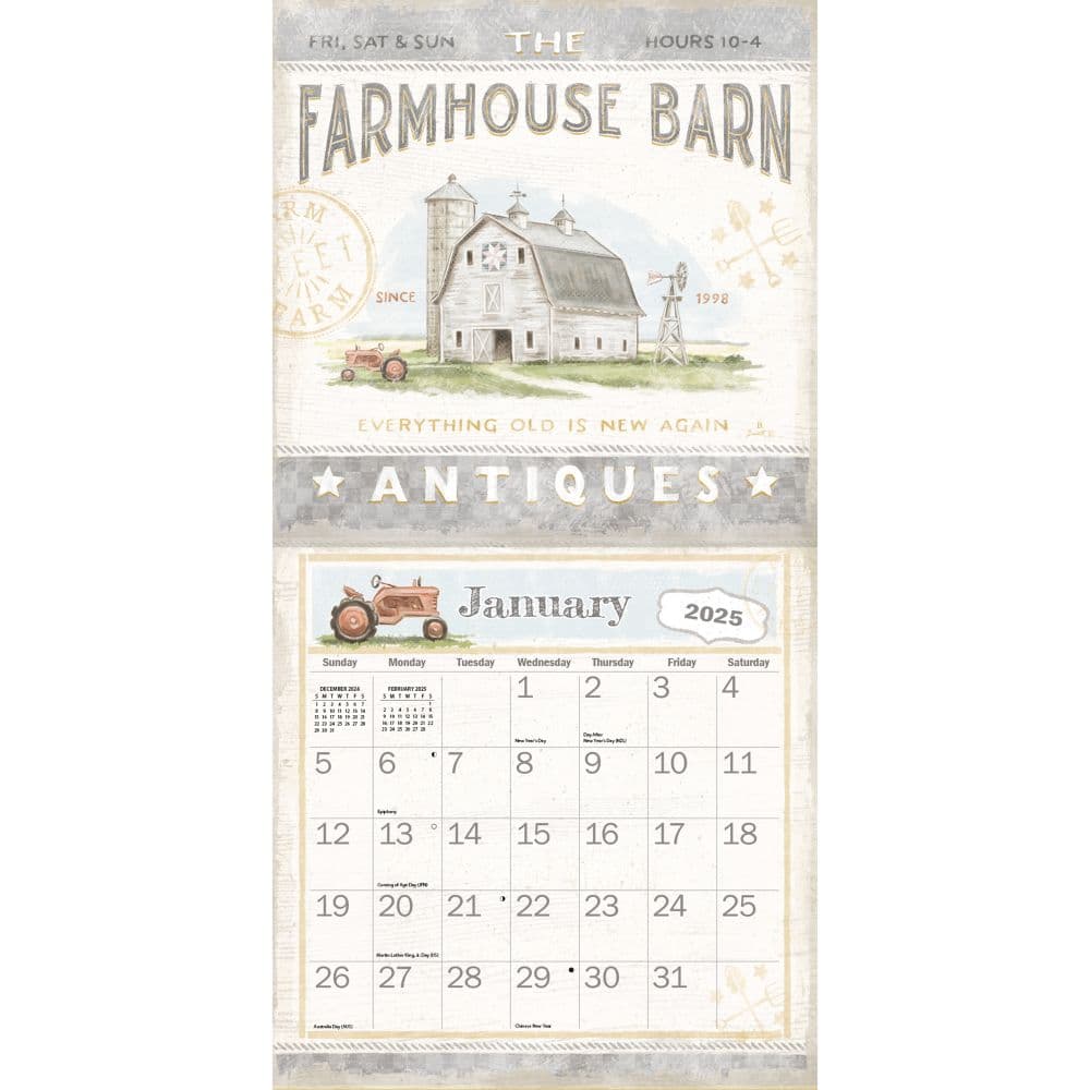 Farm Fresh by Chad Barrett 2025 Wall Calendar Second Alternate Image width="1000" height="1000"