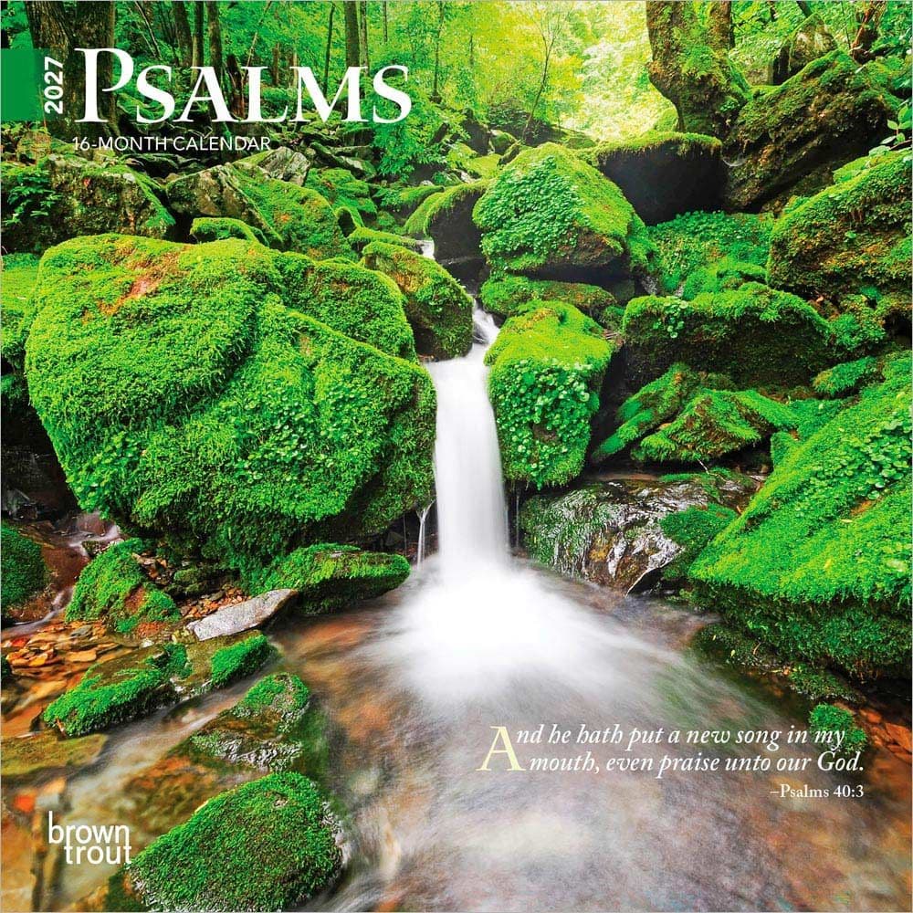 Psalms 2027 Mini Wall Calendar Main Product Image