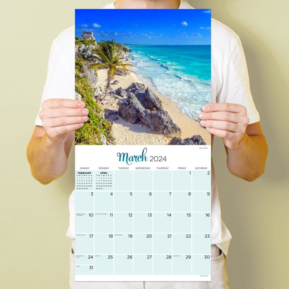 Tropical Beaches 2024 Wall Calendar Fourth Alternate Image width=&quot;1000&quot; height=&quot;1000&quot;
