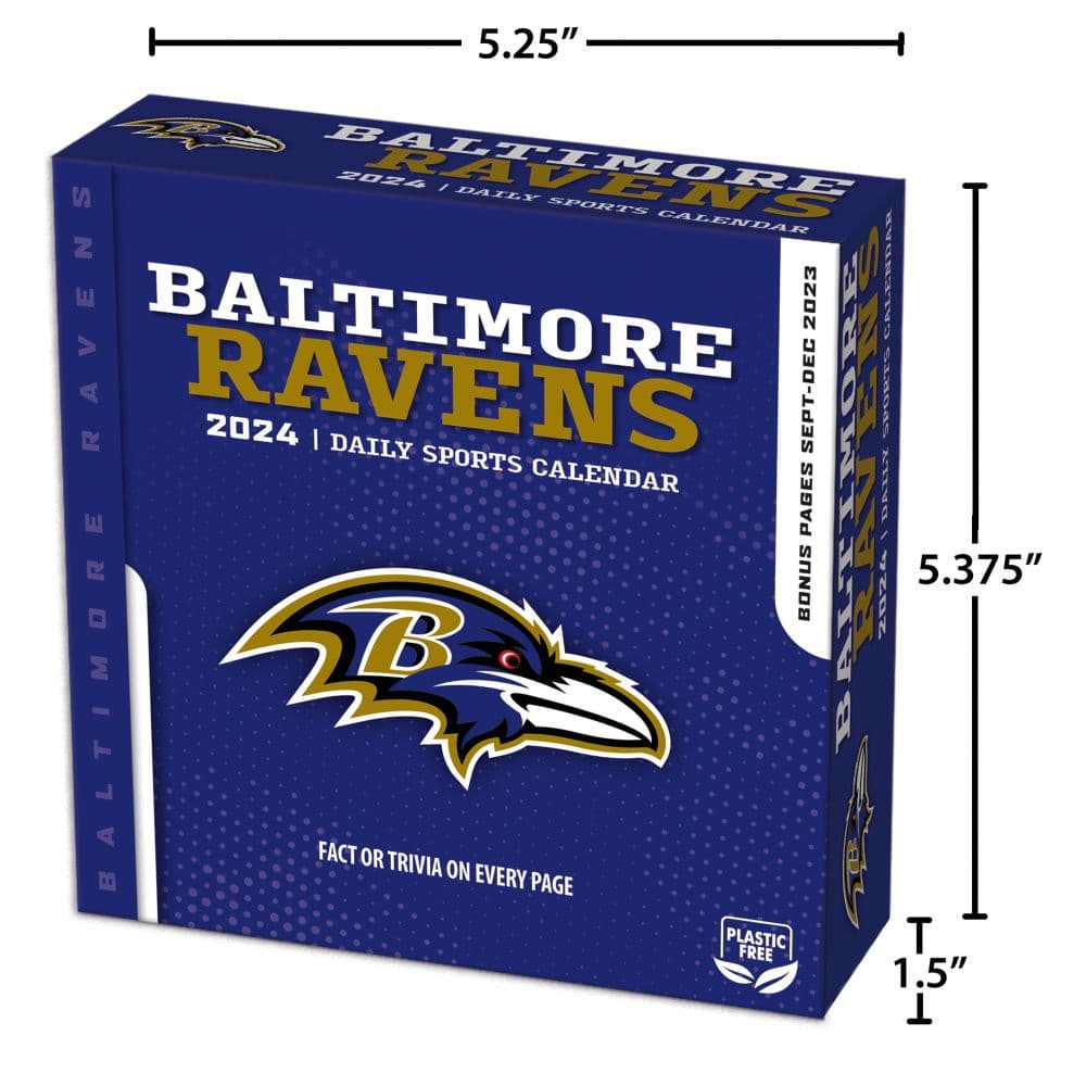 NFL Baltimore Ravens 2024 Desk Calendar Sixth Alternate Image width=&quot;1000&quot; height=&quot;1000&quot;