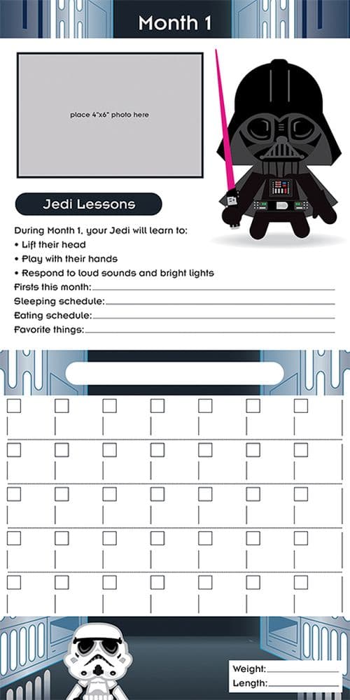 Jedis Babys First Year Wall Calendar Alternate Image 3