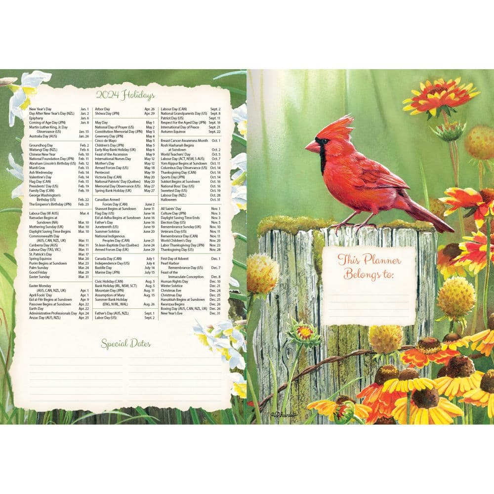 Songbirds 2024 Planner