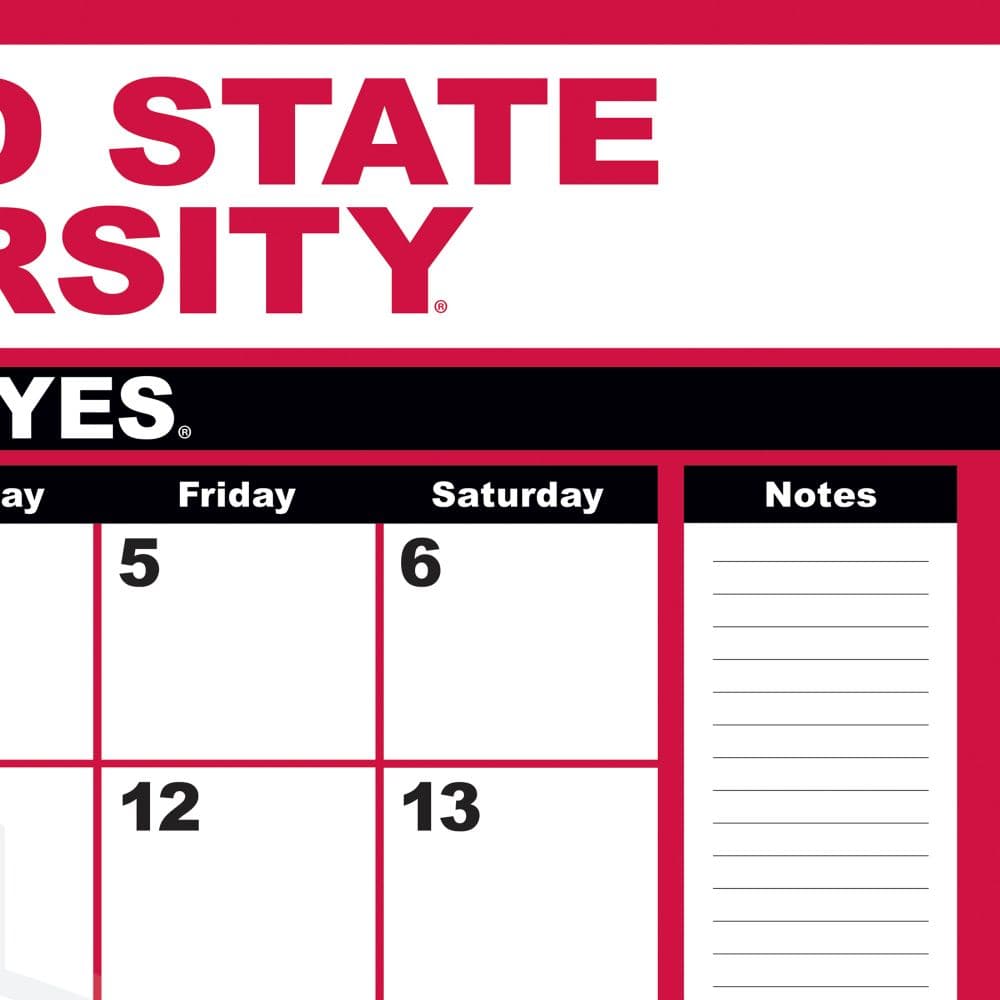 Ohio State Buckeyes 2024 Desk Pad Third Alternate Image width=&quot;1000&quot; height=&quot;1000&quot;