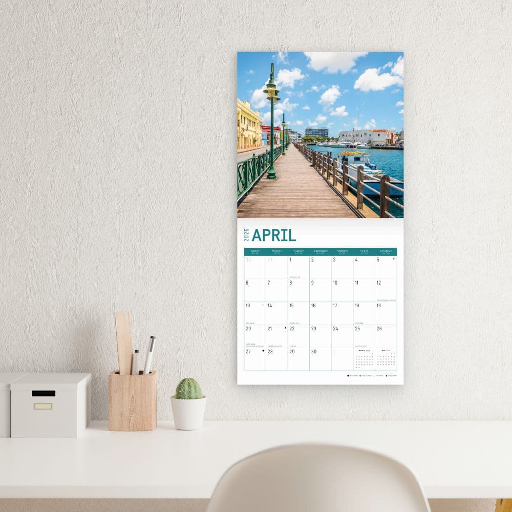 Caribbean 2025 Wall Calendar Third Alternate Image width="1000" height="1000"