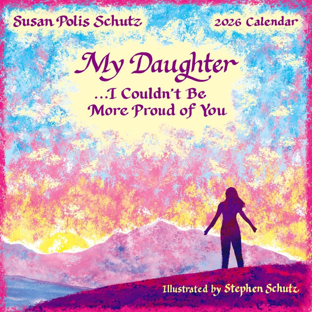 Daughter You Are A Gift To My Life 2026 Wall Calendar Main Product Image