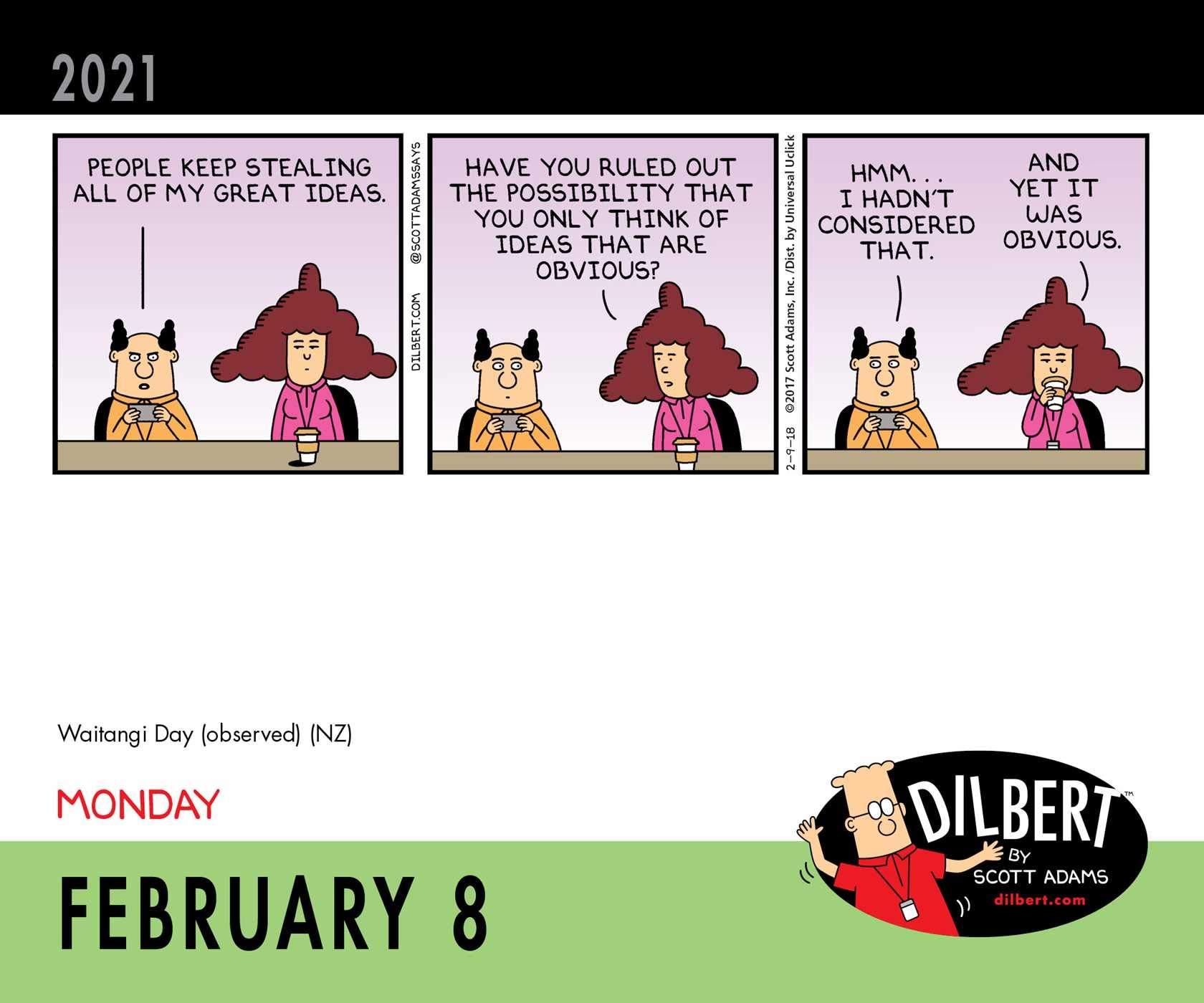 Dilbert Desk Calendar