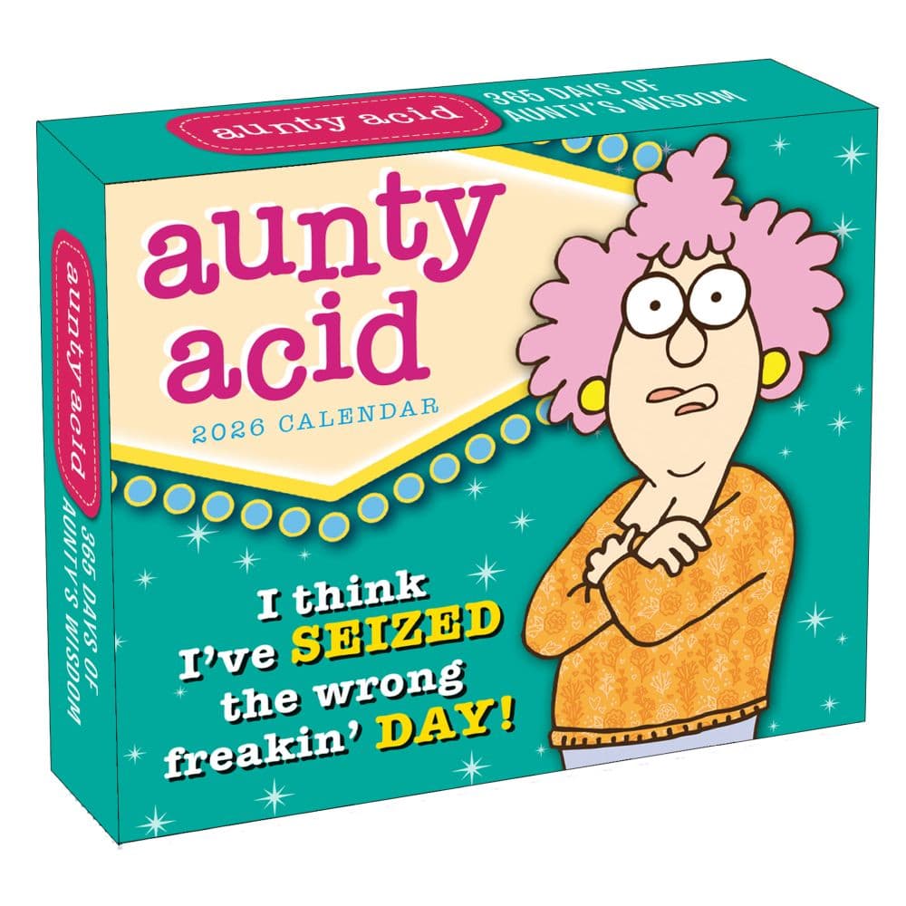 Aunty Acid 2026 Desk Calendar Main Product Image