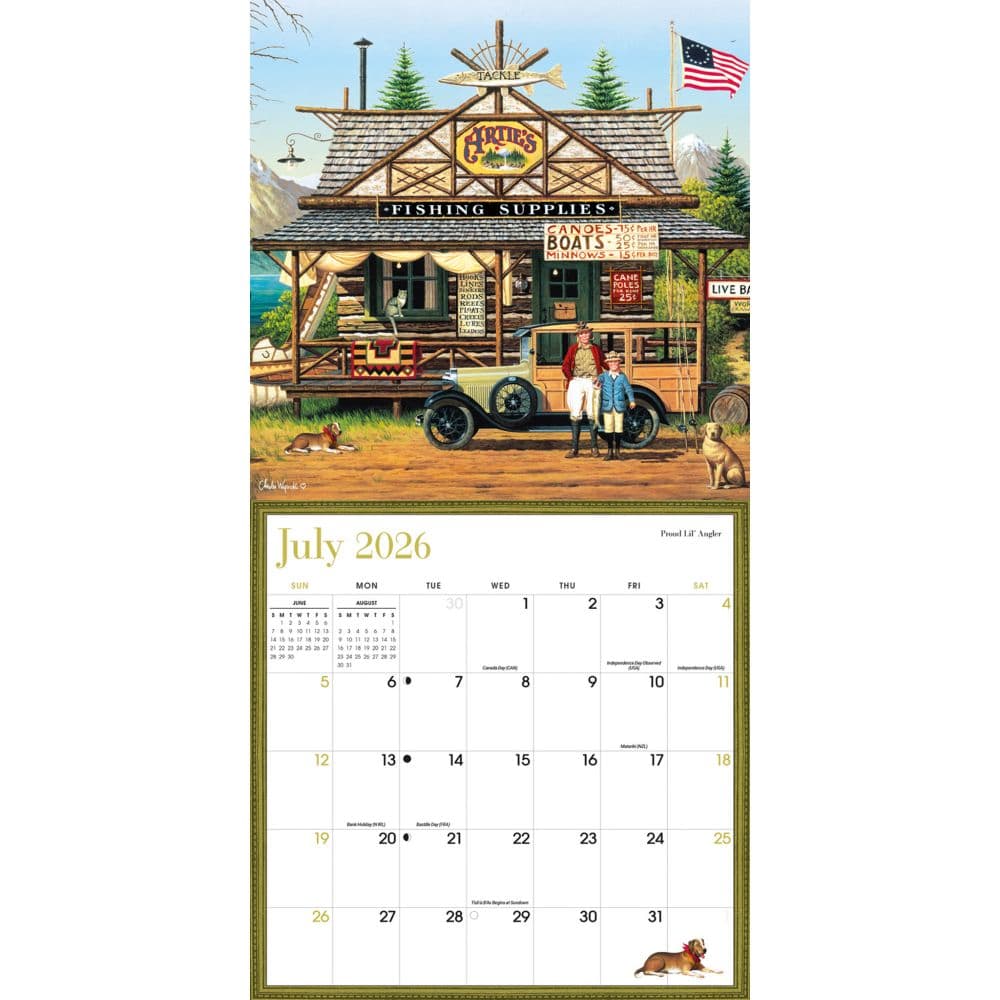 Wysocki Americana 2026 Wall Calendar Third Alternate Image