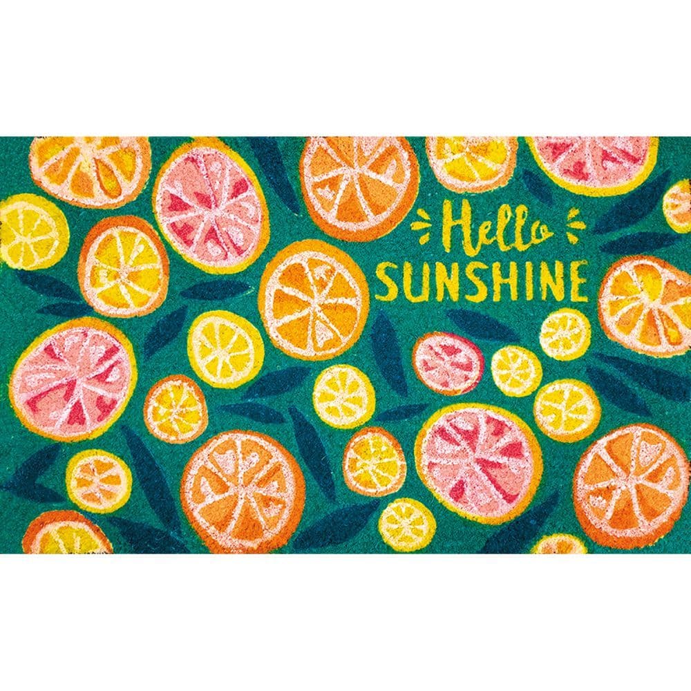 Main Squeeze Coir Small Doormat by Cat Coquillette