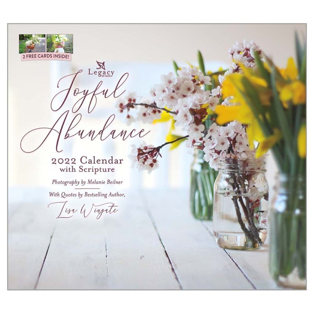 The Legacy Joyful Abundance 2022 Wall Calendar