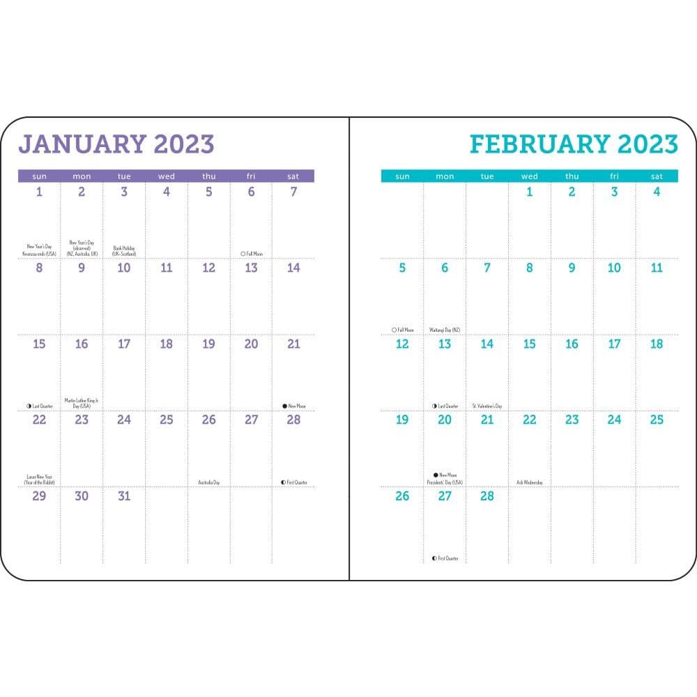 Tiny Buddha 12-Month 2023 MonthlyWeekly Planner Calendar - Calendars.com